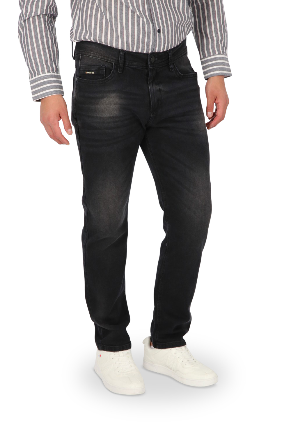 PANTALON HOMBRE GANGSTER NEGRO DENIM 0 - 1