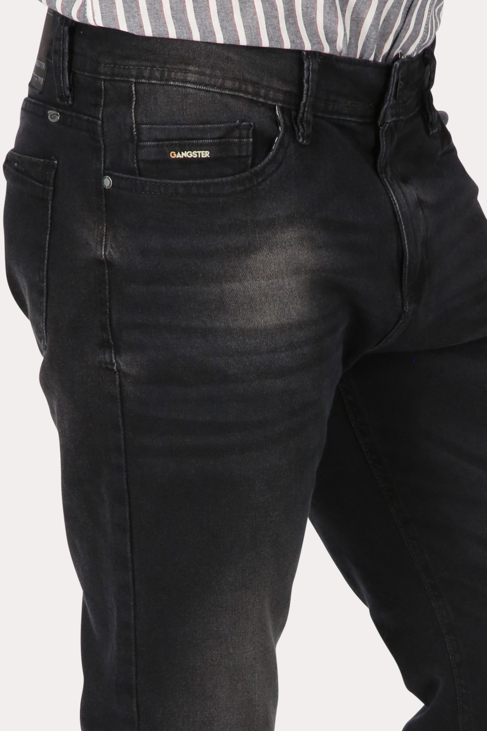 PANTALON HOMBRE GANGSTER NEGRO DENIM 0 - 3