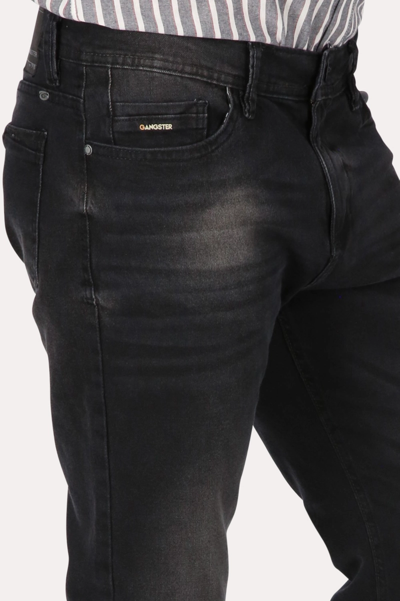 PANTALON  DENIM 0 NEGRO  GANGSTER - 3