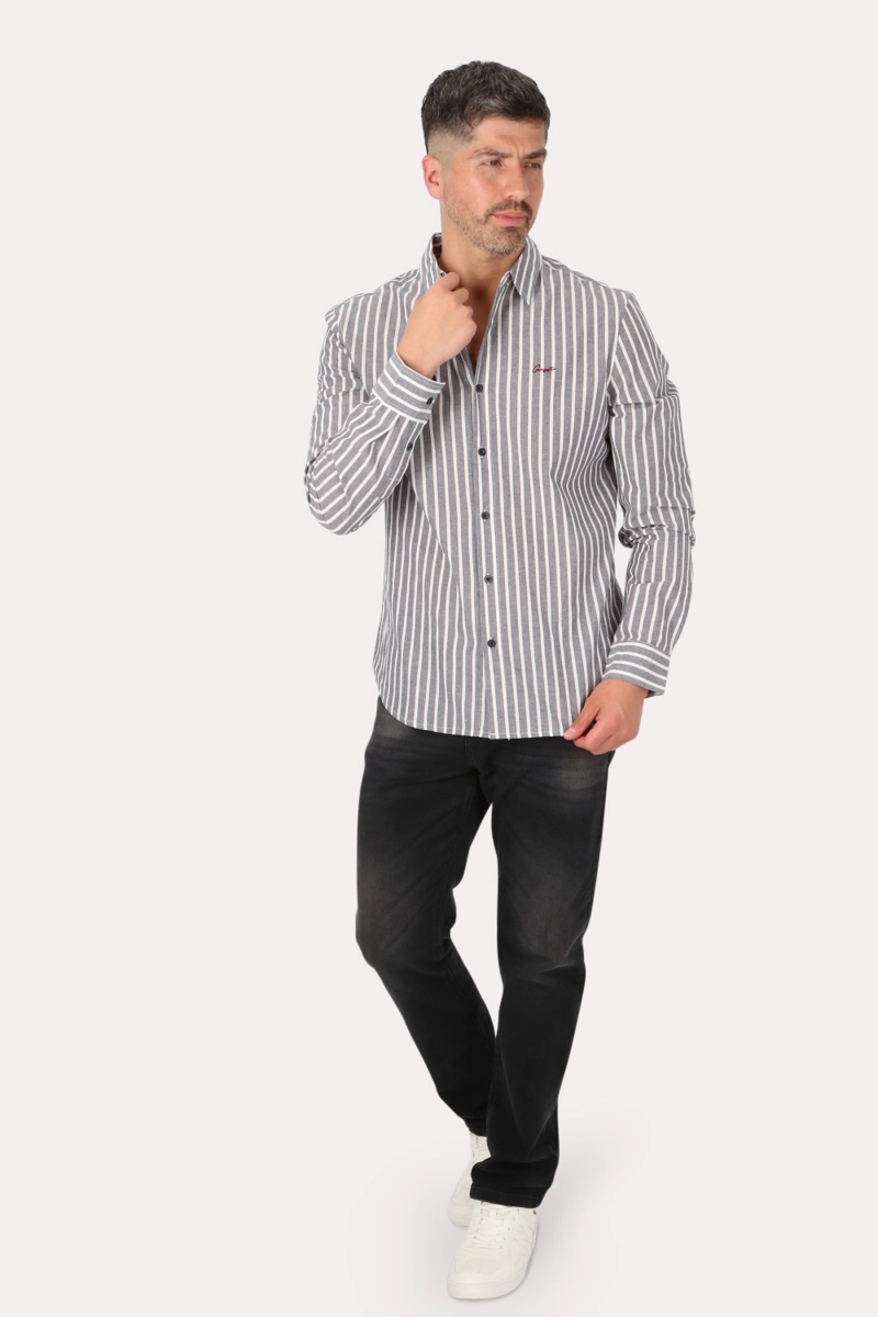 PANTALON  DENIM 0 NEGRO  GANGSTER - 4