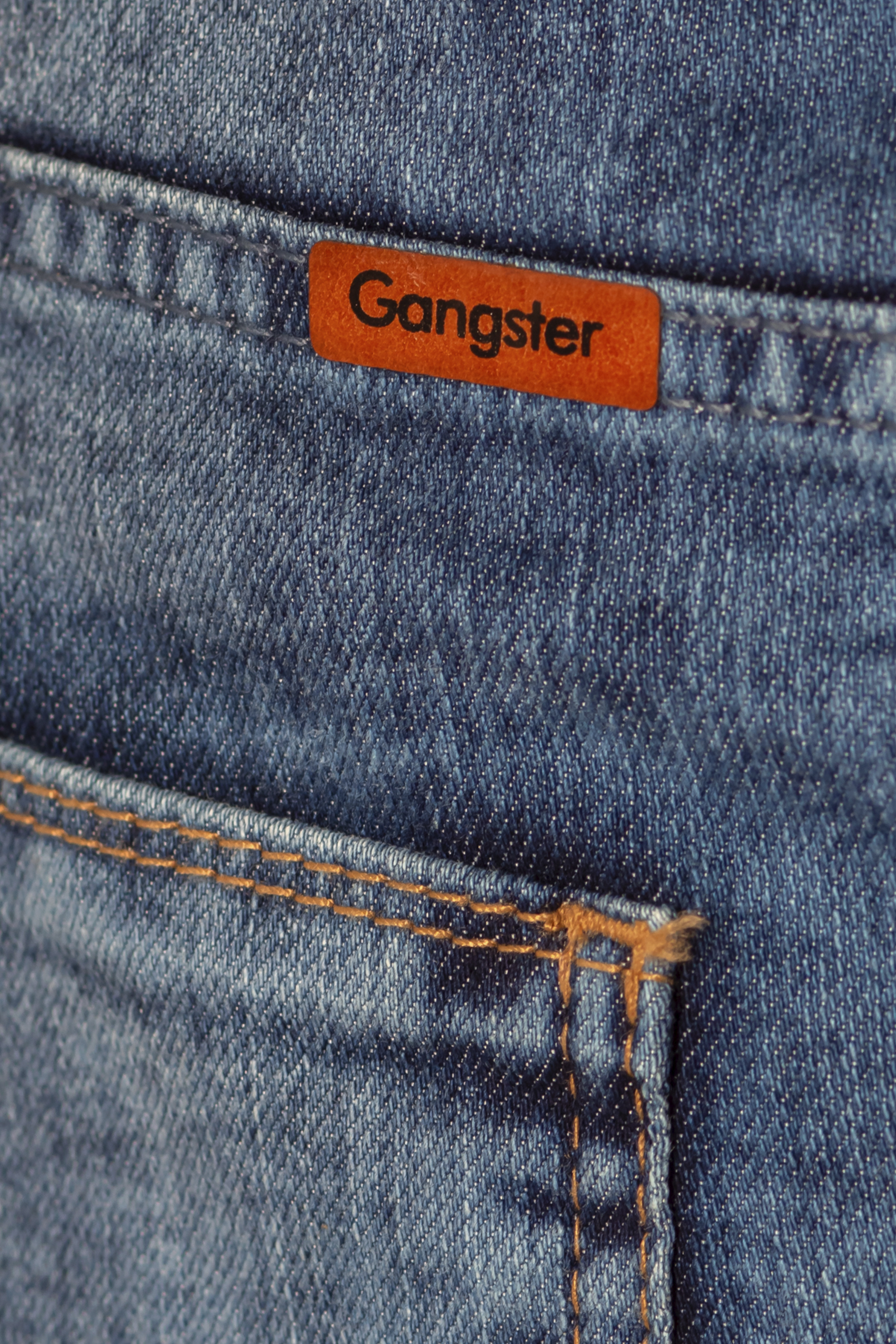 PANTALON HOMBRE GANGSTER AZUL JOGGER DENIM 0 - 3