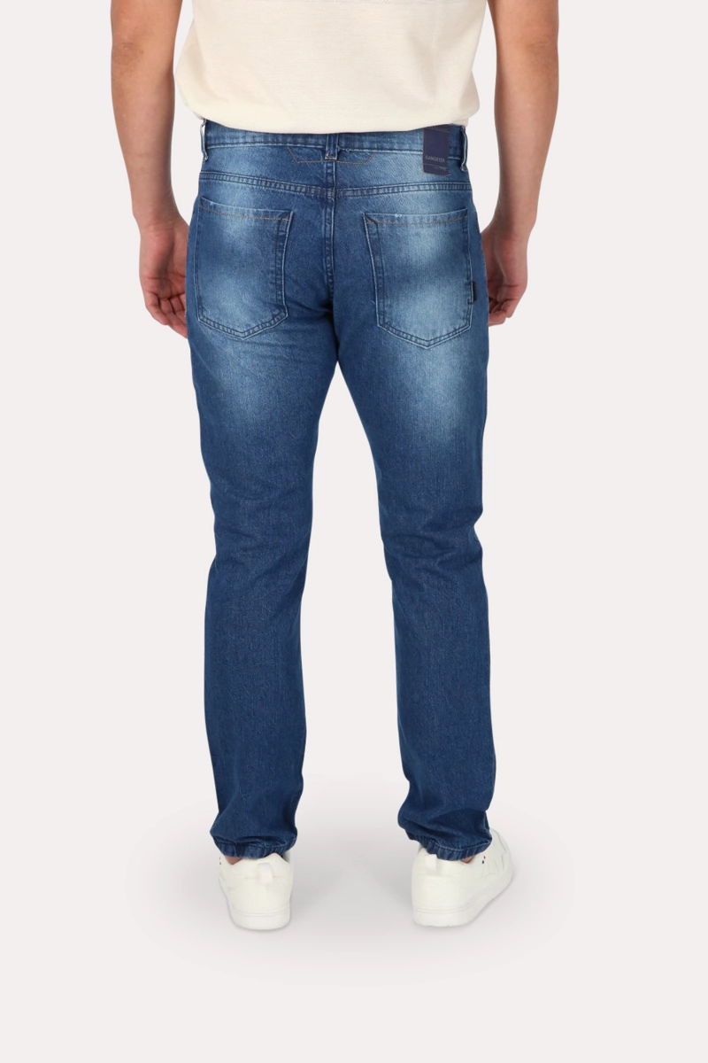 PANTALON HOMBRE GANGSTER AZUL DENIM 0 - 2
