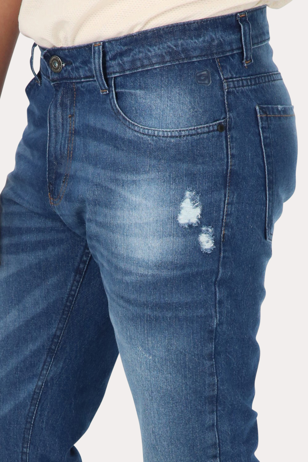 PANTALON HOMBRE GANGSTER AZUL DENIM 0 - 3