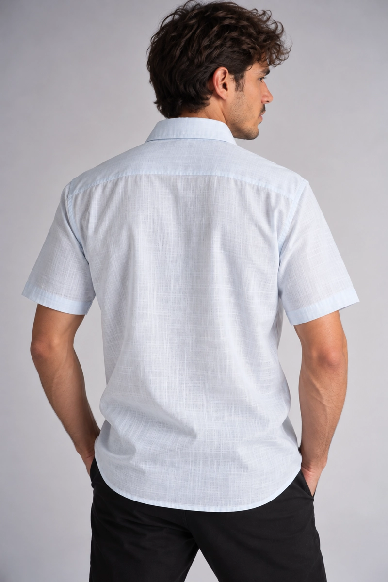 PLUS CAMISA MC ALGODON PINHAL CELESTE GANGSTER - 2