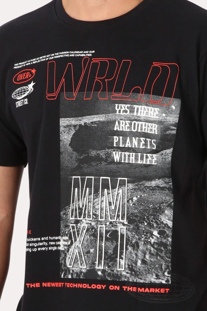 POLERA MC BASICA RASING  NEGRO OVERCORE - 3