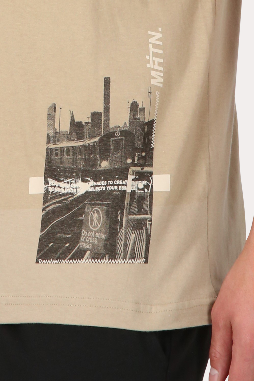 POLERA MC BASICA CAMEL  BEIGE OVERCORE - 3