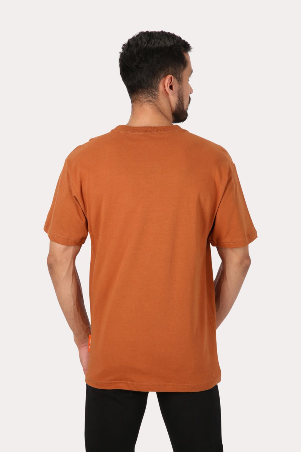 POLERA MC BASICA RELAXED FIT  CAFE  OVERCORE - 2