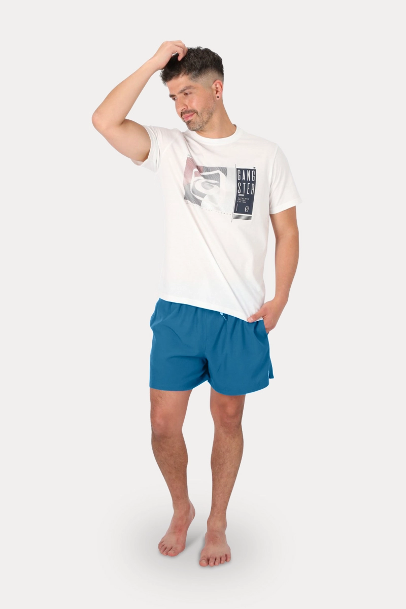 TRAJE BAÑO VOLLEY TRAJE BAÑO SOLID NARANJO GANGSTER - 4