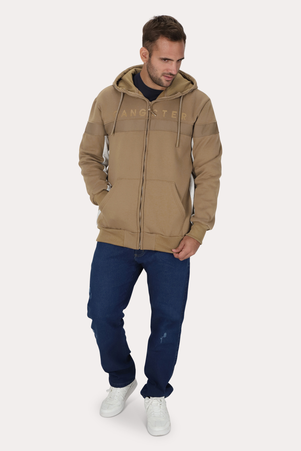 PLUS POLERON FULLZIPER VORTICE NEGRO GANGSTER - 5