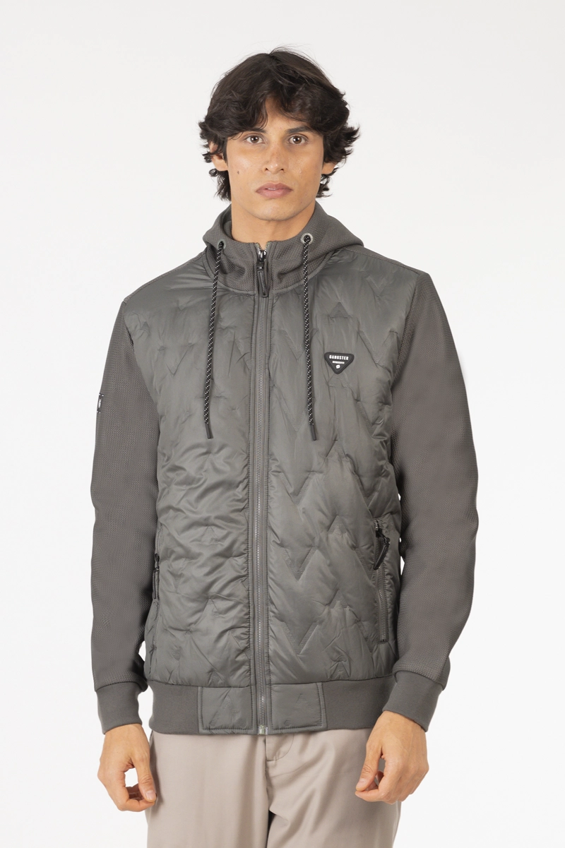 CHAQUETA HIBRIDAS LOOM NEGRO GANGSTER - 1