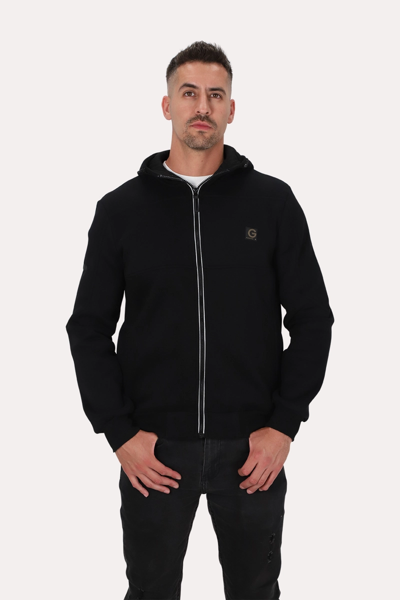 POLERON FULL ZIPPER FLEECE POSTED NEGRO GANGSTER - 1