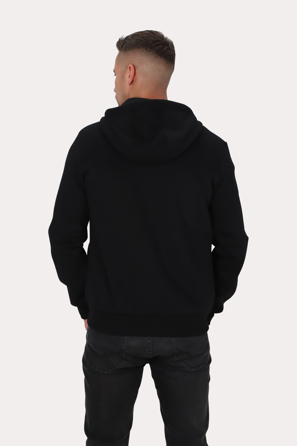 POLERON FULL ZIPPER FLEECE POSTED NEGRO GANGSTER - 2