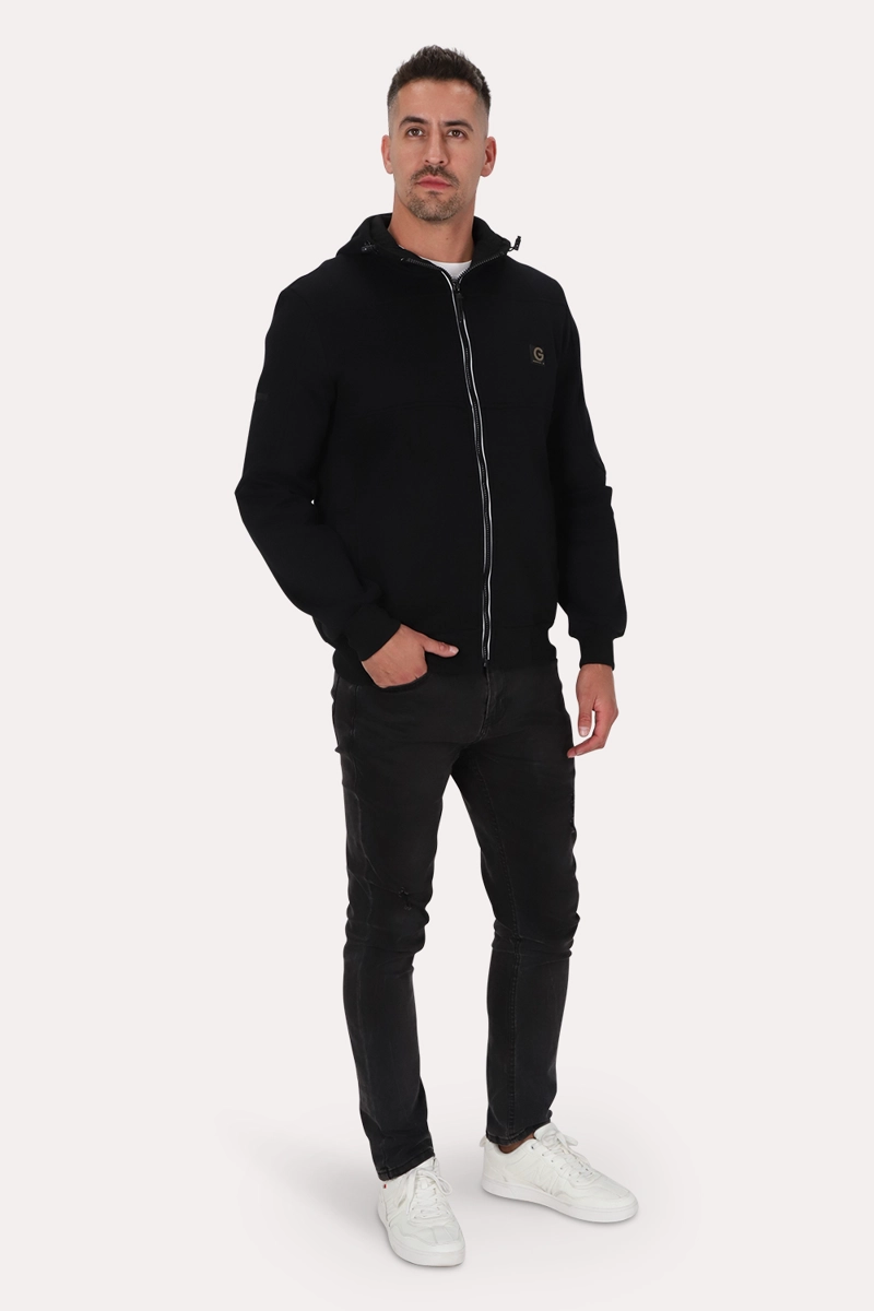POLERON FULL ZIPPER FLEECE POSTED NEGRO GANGSTER - 4
