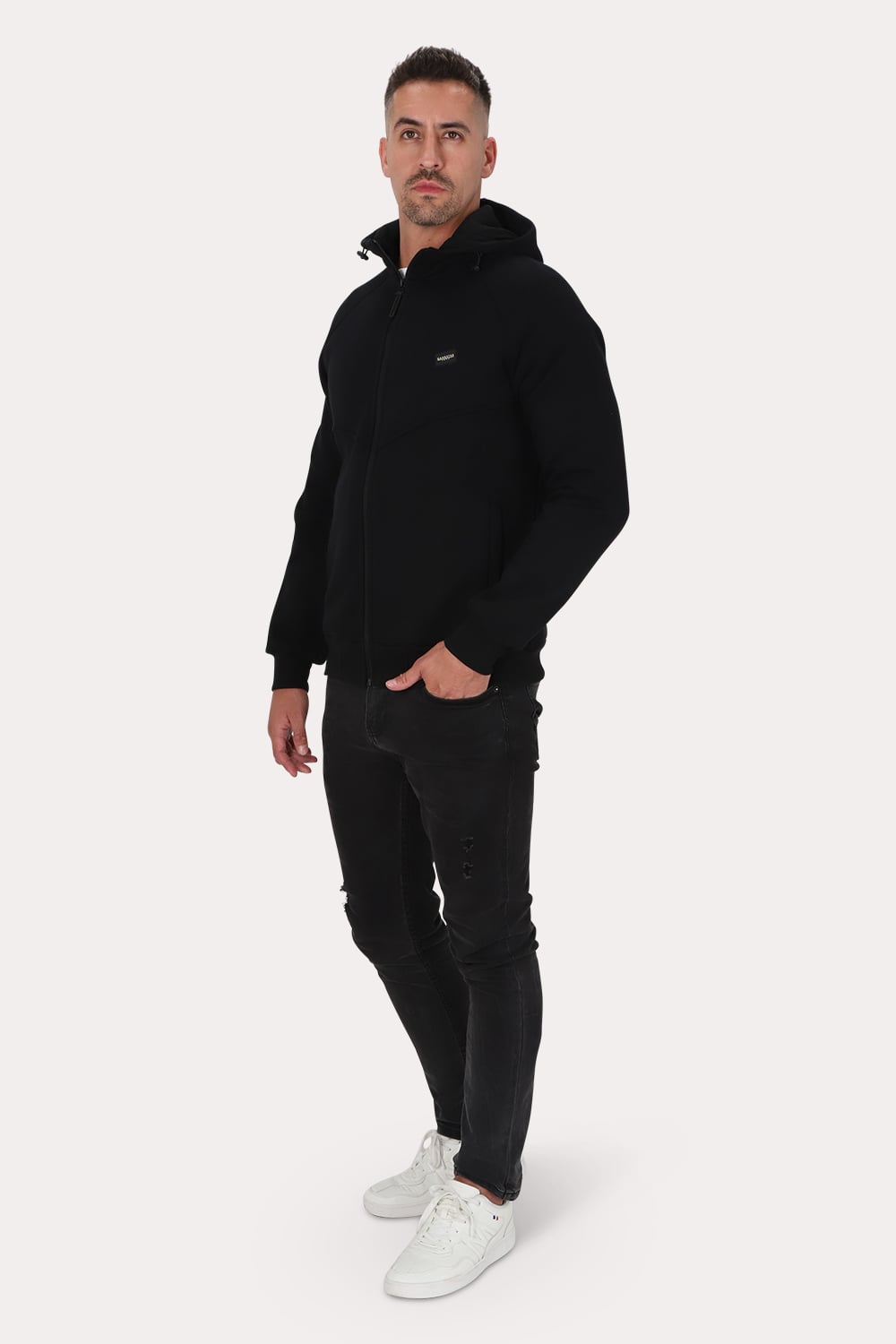 POLERON FULL ZIPPER FLEECE ROUTE ROJO GANGSTER - 4