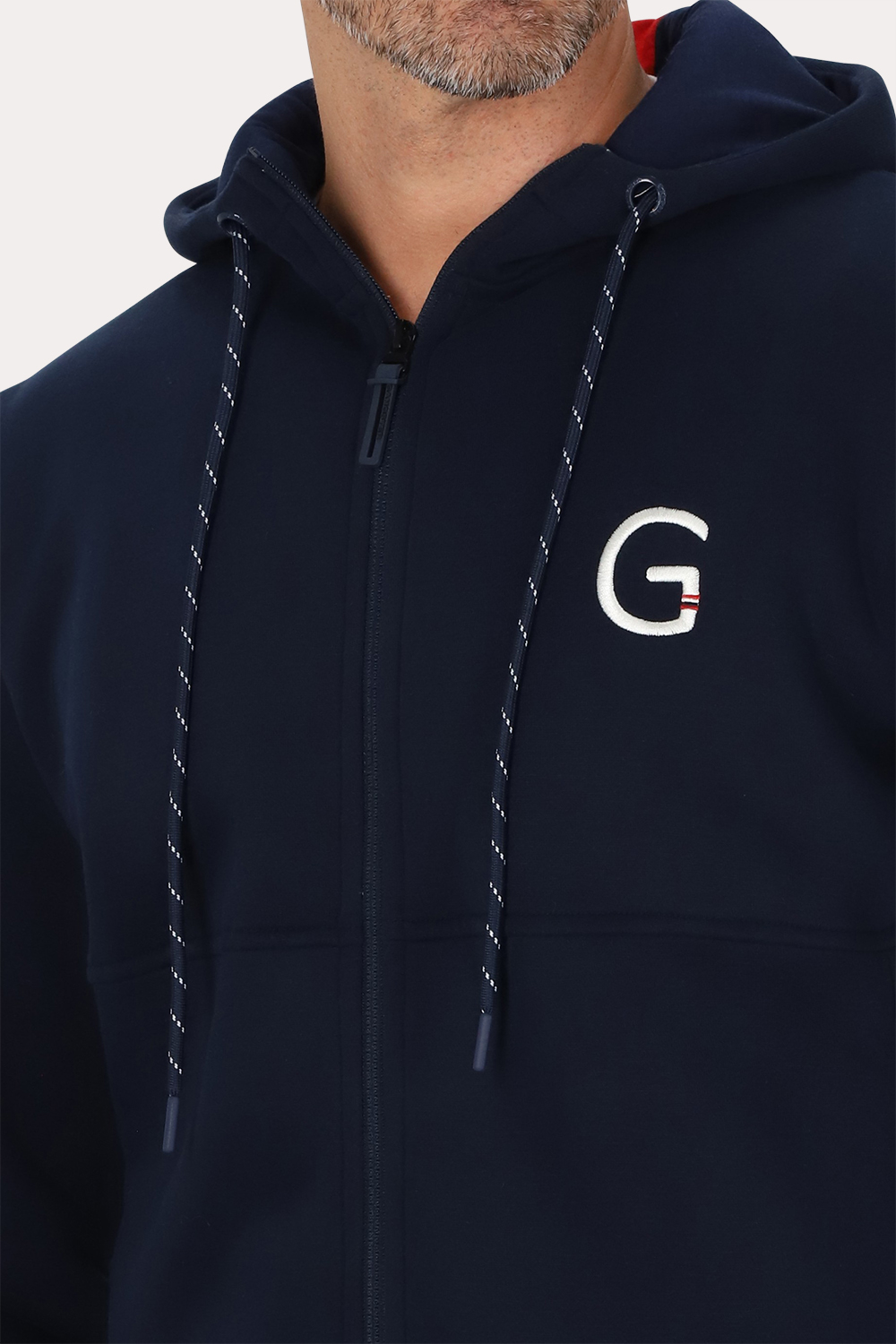 POLERON FULL ZIPPER FLEECE OUTPOST AZUL GANGSTER - 4