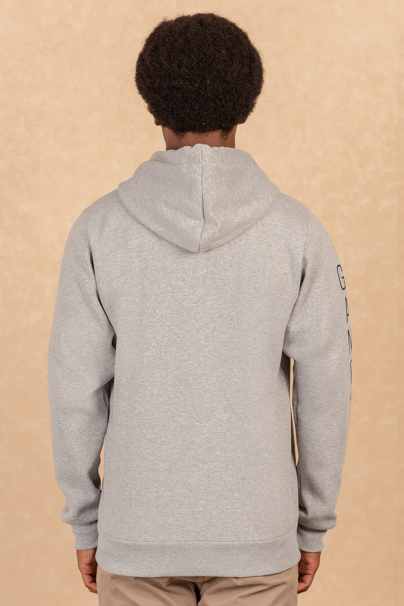 POLERON FULL ZIPPER FLEECE BORDER AZUL MARINO GANGSTER - 2