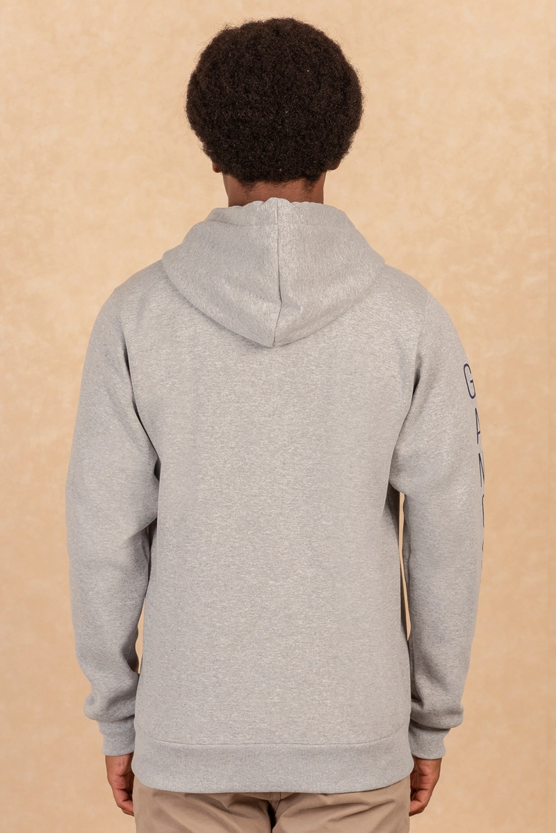 POLERON FULL ZIPPER FLEECE BORDER AZUL MARINO GANGSTER - 2