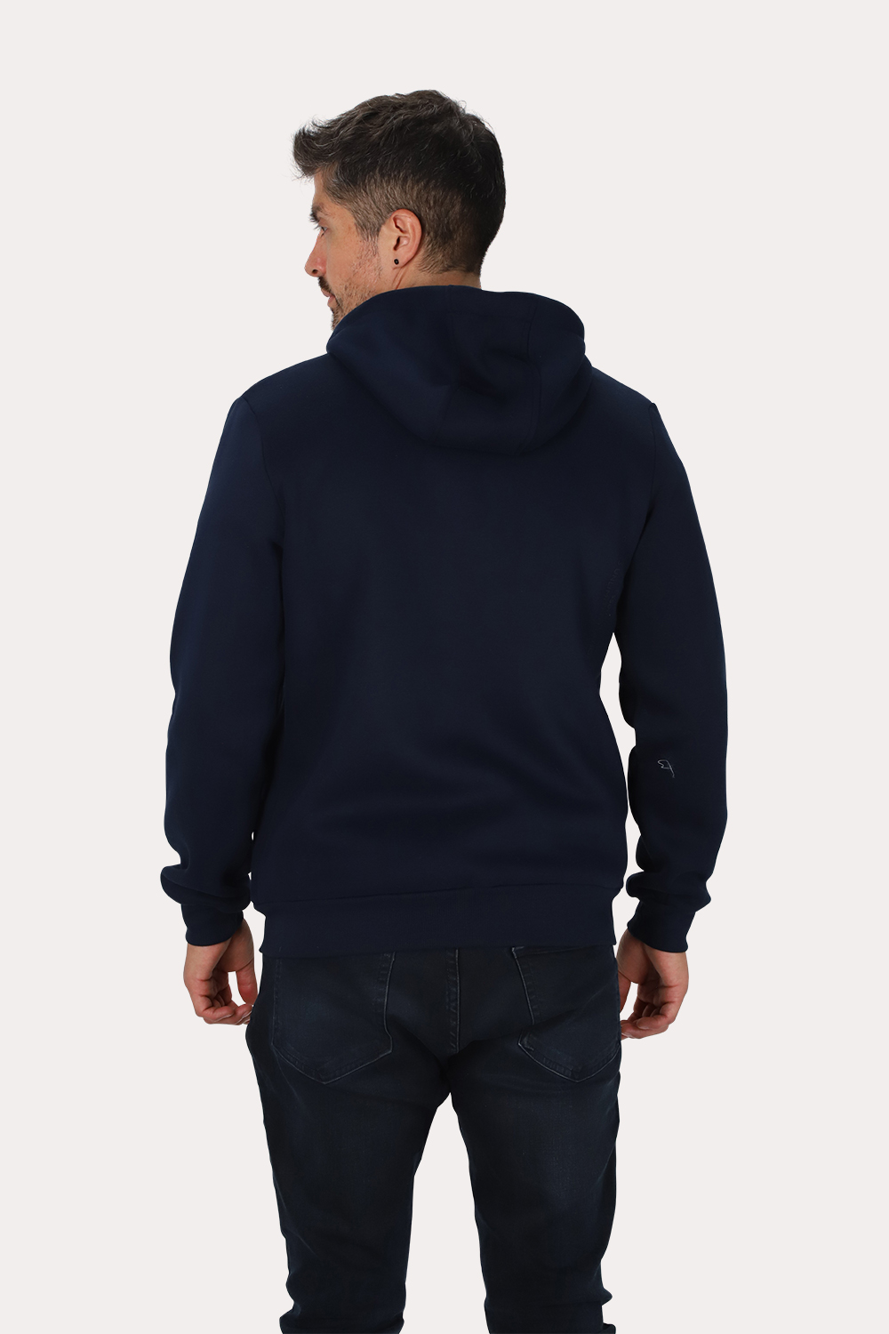 POLERON FULL ZIPPER FLEECE STREETLINE AZUL MARINO GANGSTER - 2