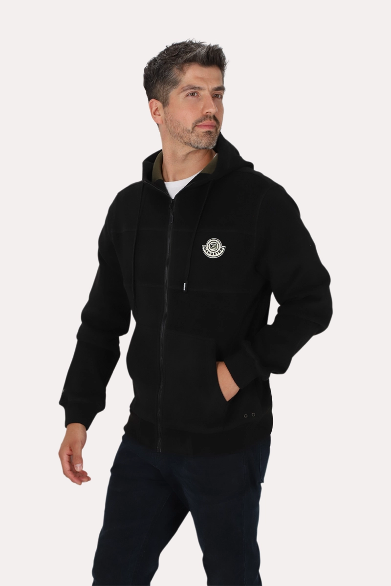 POLERON FULL ZIPPER NORDVIK NEGRO GANGSTER - 1