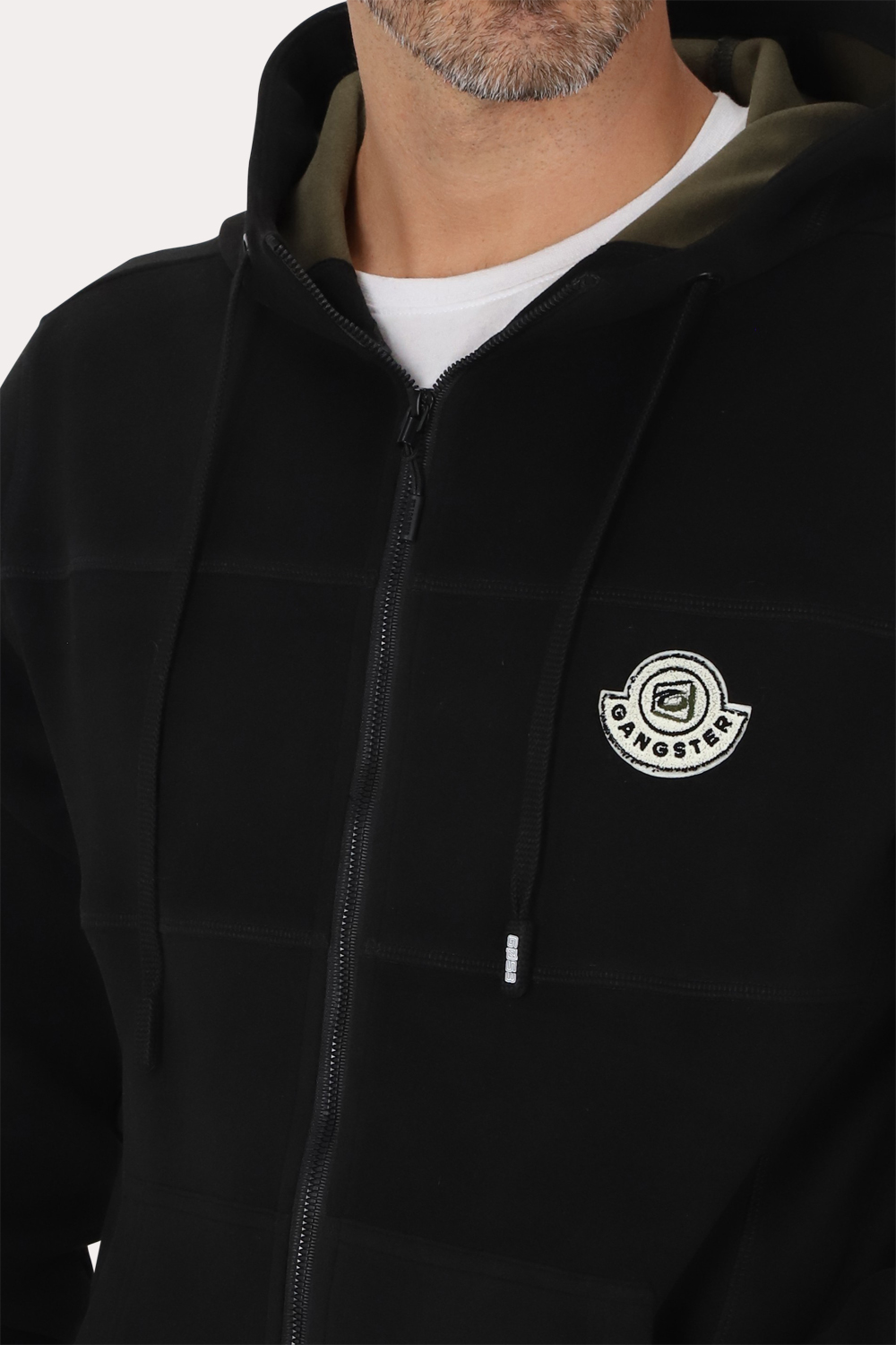 POLERON FULL ZIPPER NORDVIK NEGRO GANGSTER - 3