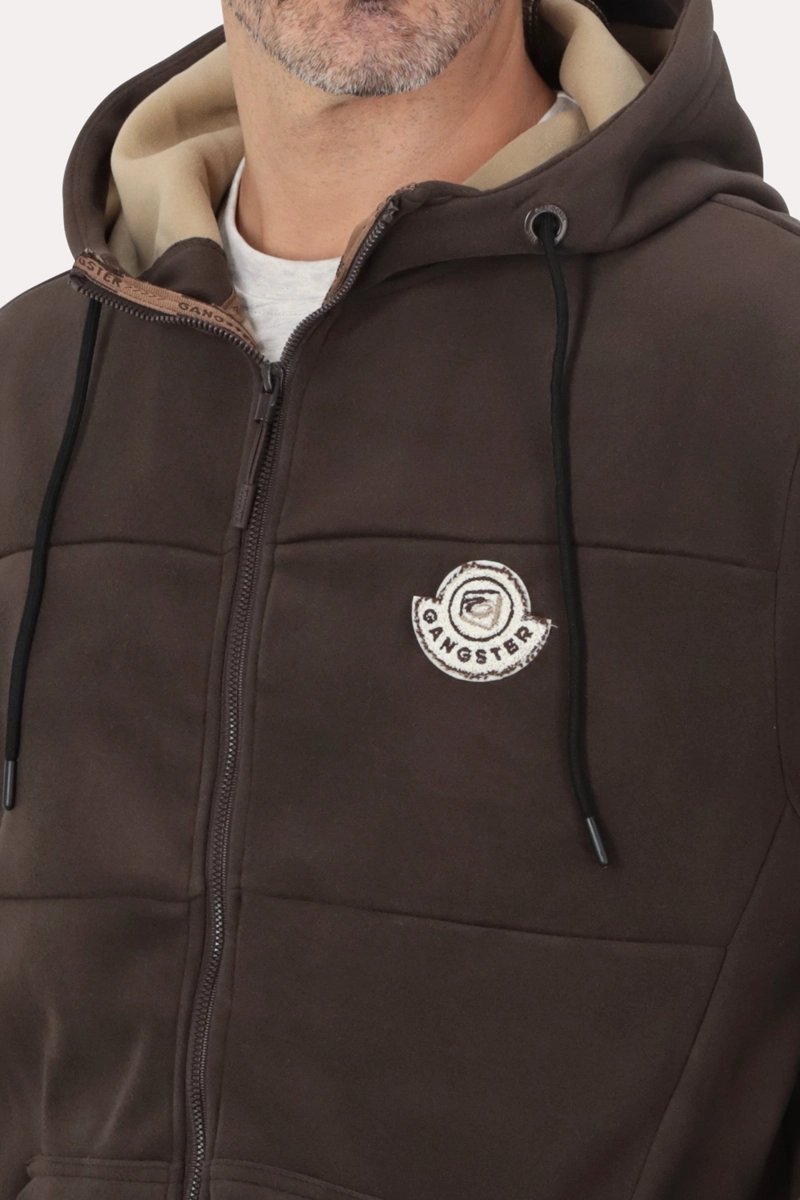 POLERON FULL ZIPPER NORDVIK NEGRO GANGSTER - 3