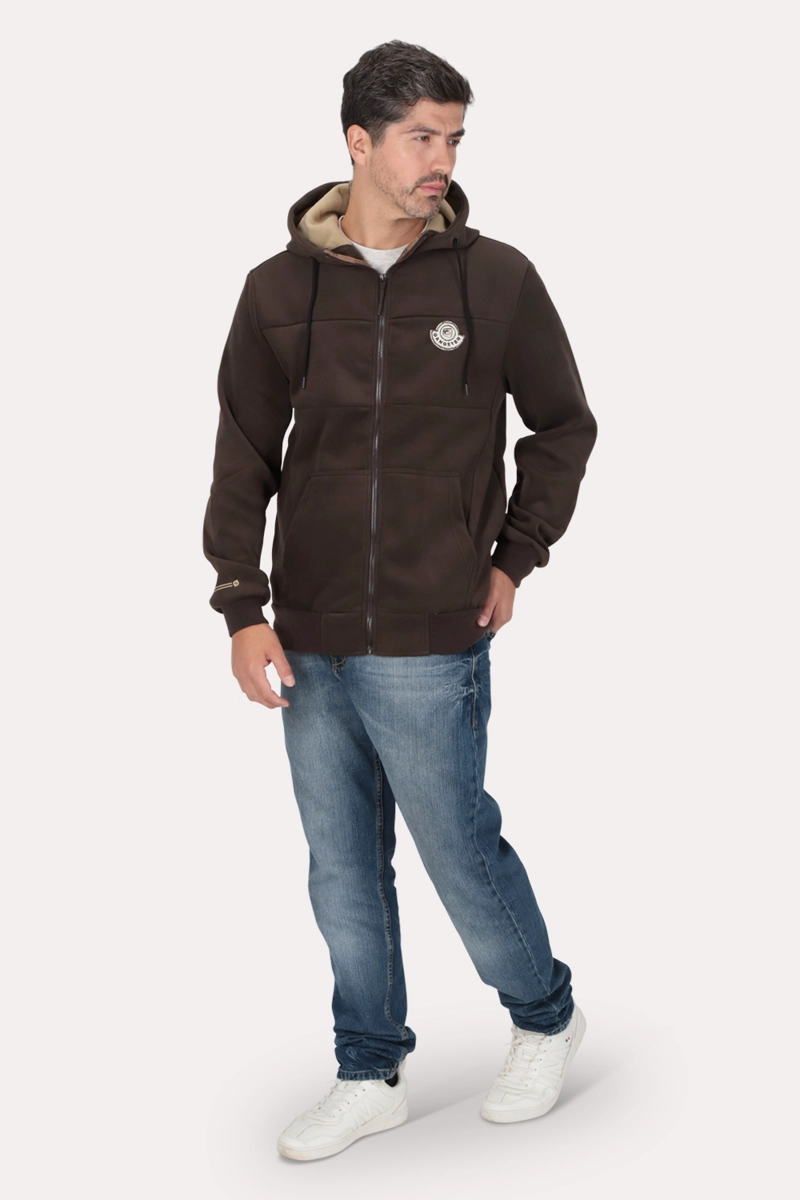 POLERON FULL ZIPPER NORDVIK NEGRO GANGSTER - 4