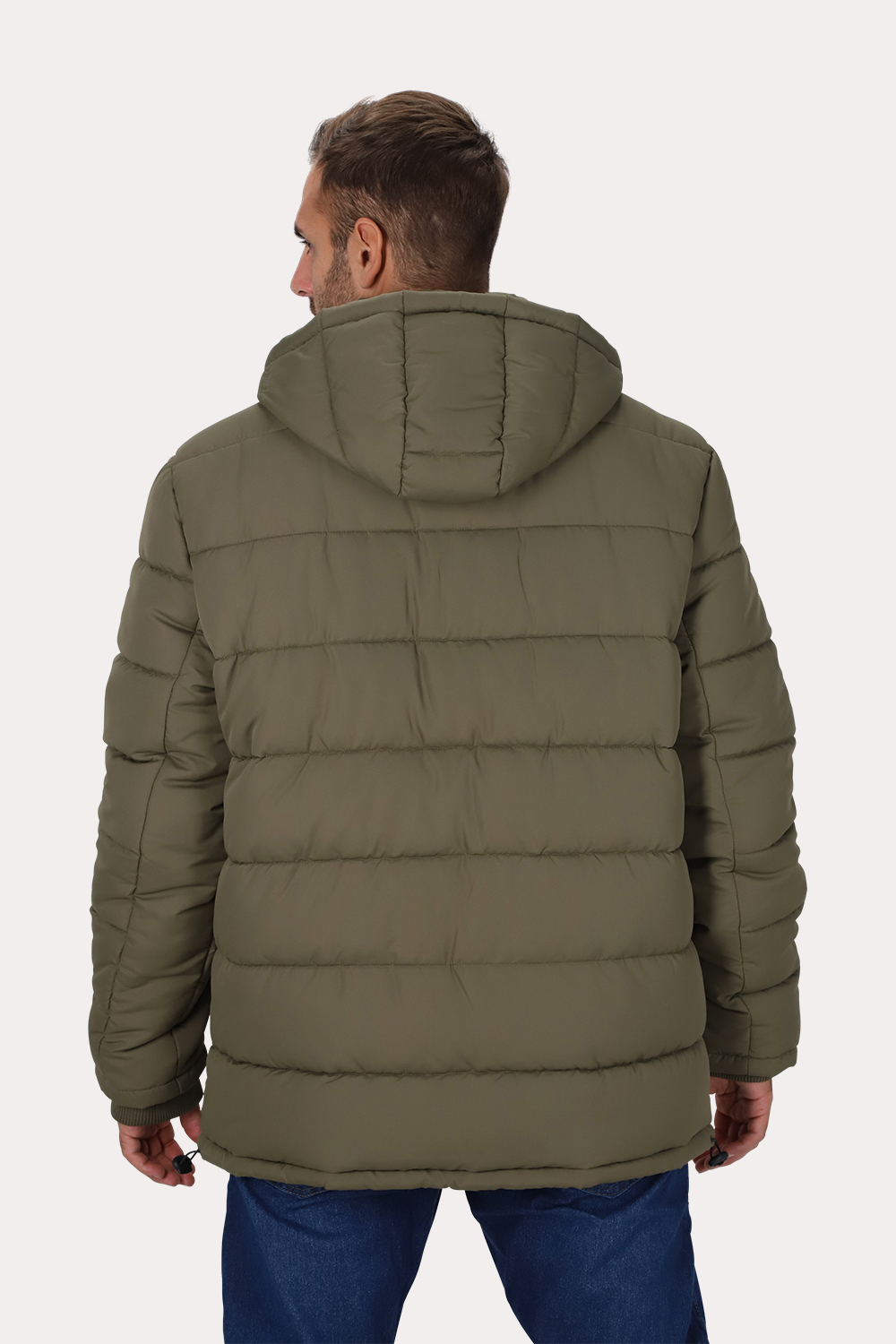 PLUS PARKA VETRA VERDE OLIVA OSCURO GANGSTER - 2
