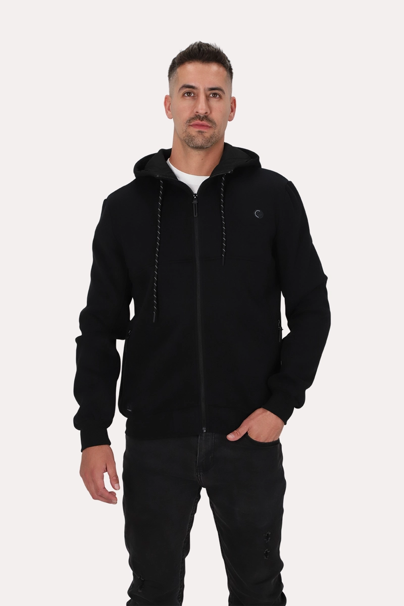 POLERON FULL ZIPPER FLEECE DAILY NEGRO GANGSTER - 1