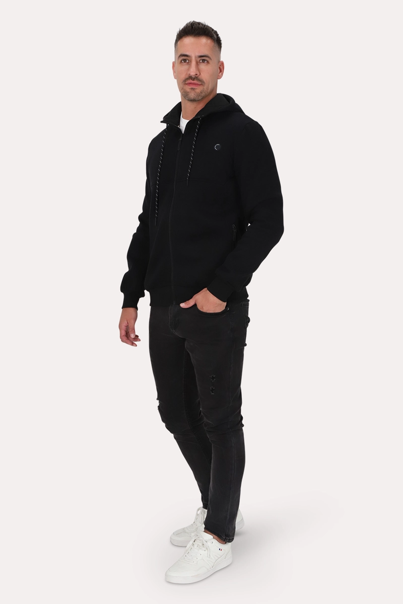 POLERON FULL ZIPPER FLEECE DAILY NEGRO GANGSTER - 4