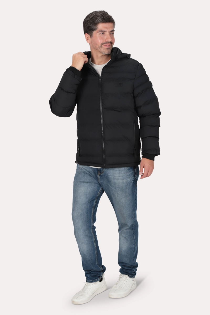 PARKA LIVO NEGRO GANGSTER - 4