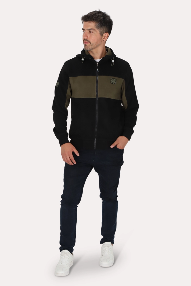 POLERON FULL ZIPPER POLARIX GRAFITO GANGSTER - 4