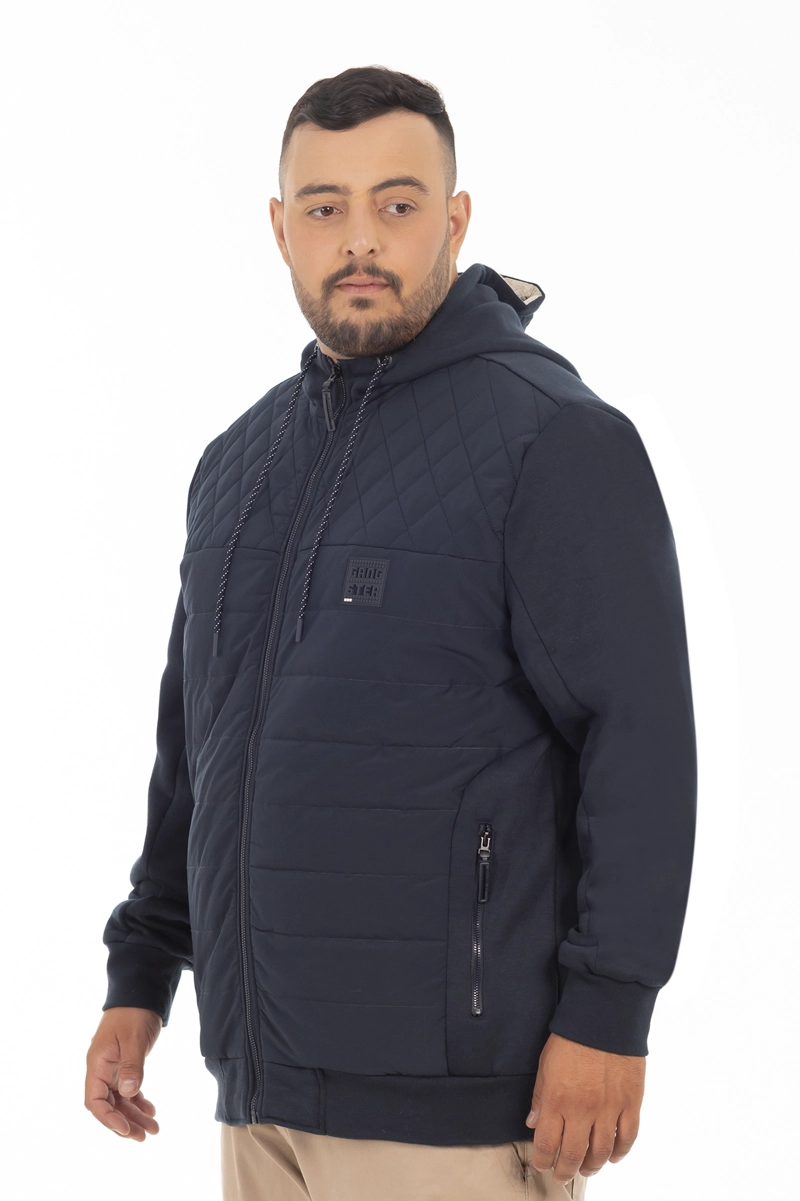 POLERON HIBRIDAS WEAVE AZUL MARINO GANGSTER - 5