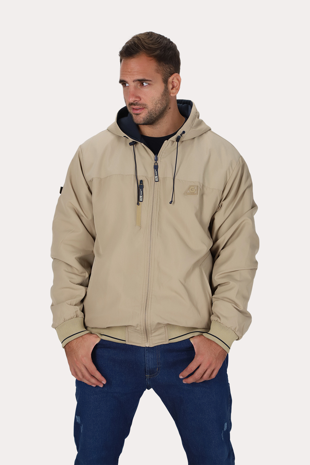 PLUS CORTAVIENTO REVERSIBLE BEACON NEGRO GANGSTER - 1