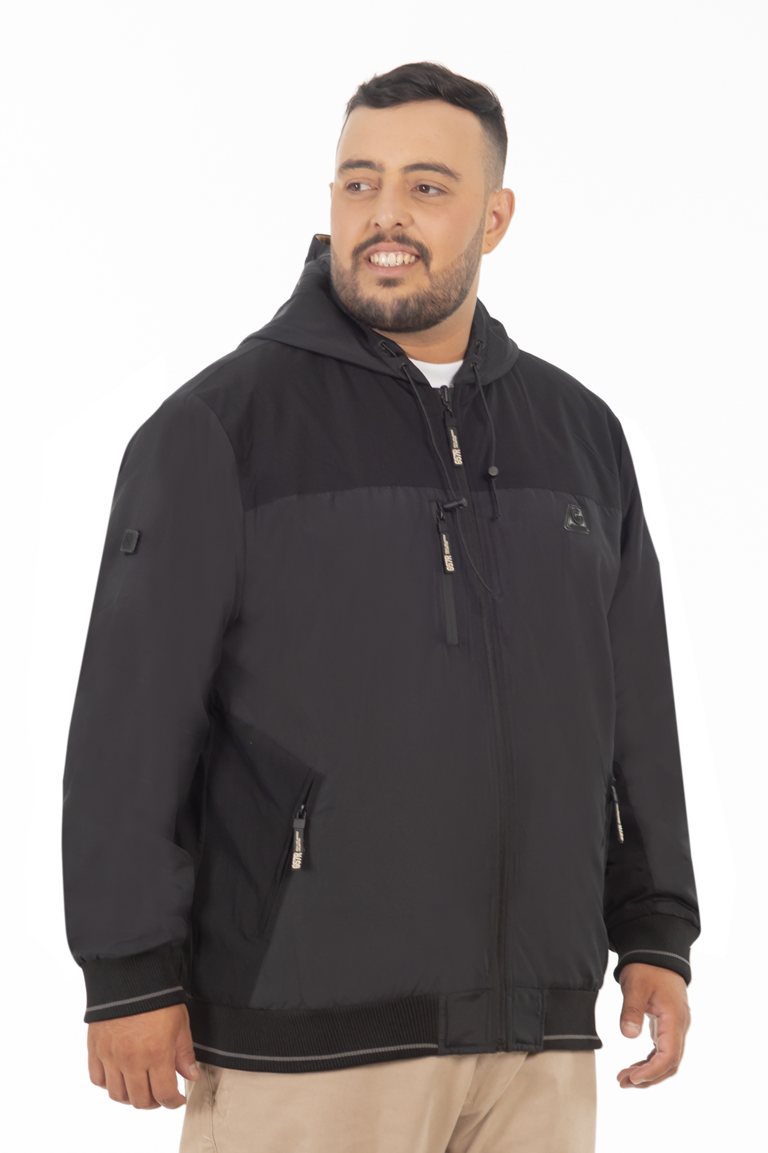 PLUS CORTAVIENTO REVERSIBLE  BEACON NEGRO GANGSTER - 1