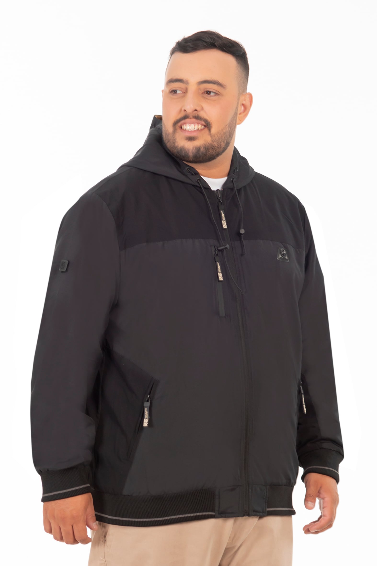 PLUS CORTAVIENTO REVERSIBLE  BEACON NEGRO GANGSTER - 1