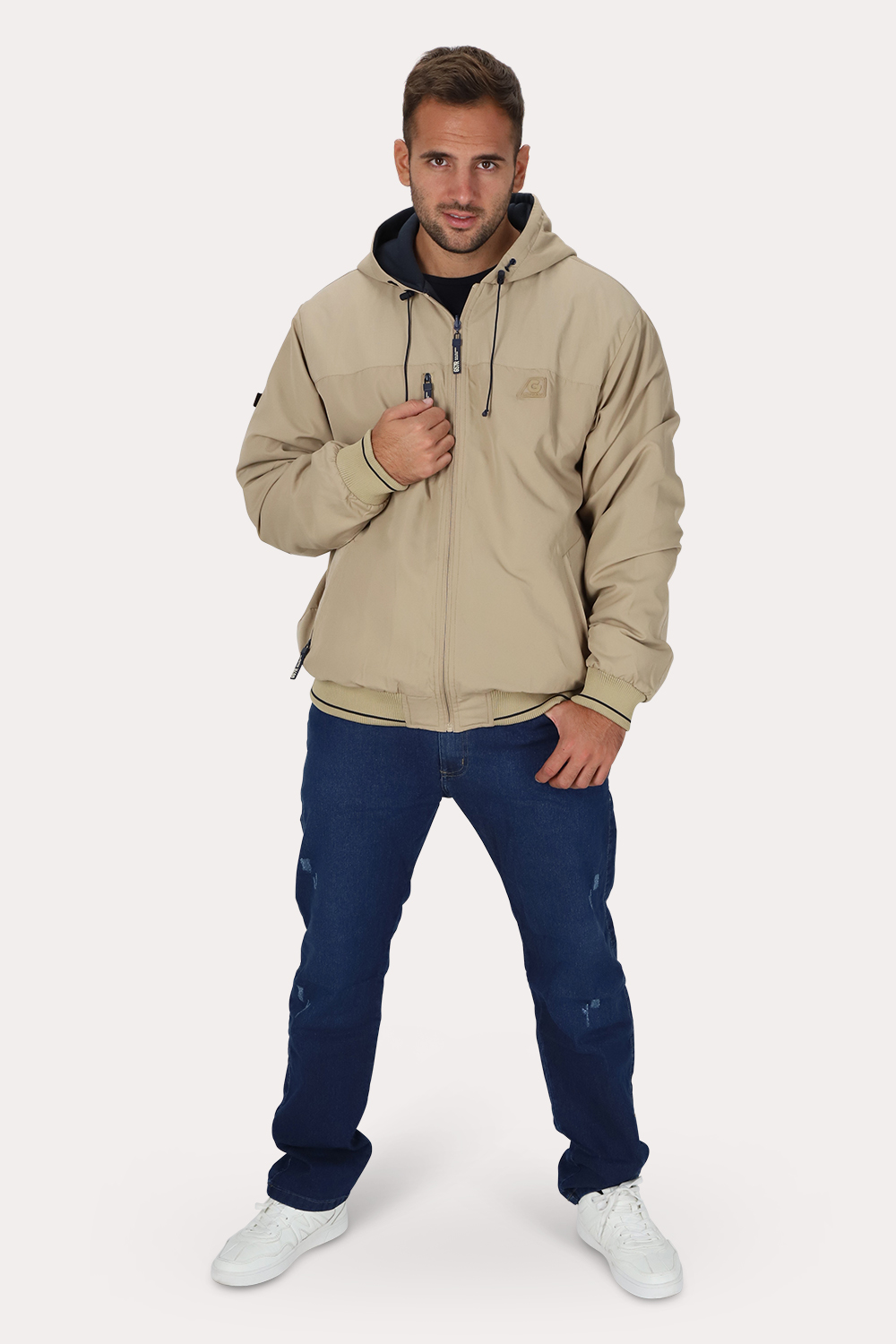 PLUS CORTAVIENTO REVERSIBLE BEACON NEGRO GANGSTER - 4