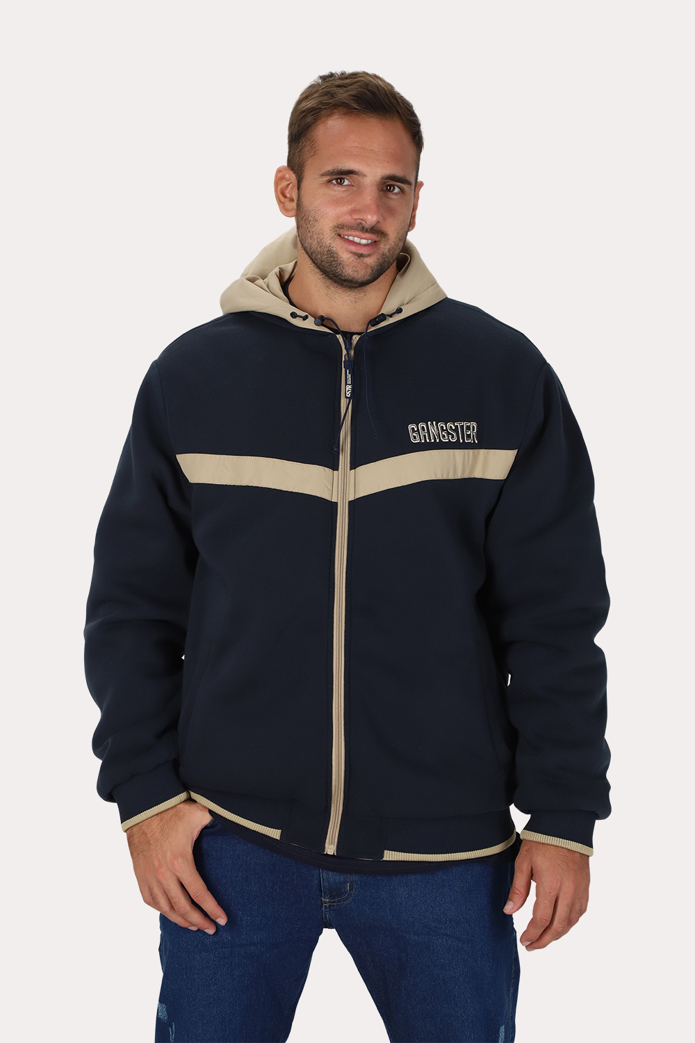 PLUS CORTAVIENTO REVERSIBLE BEACON NEGRO GANGSTER - 6
