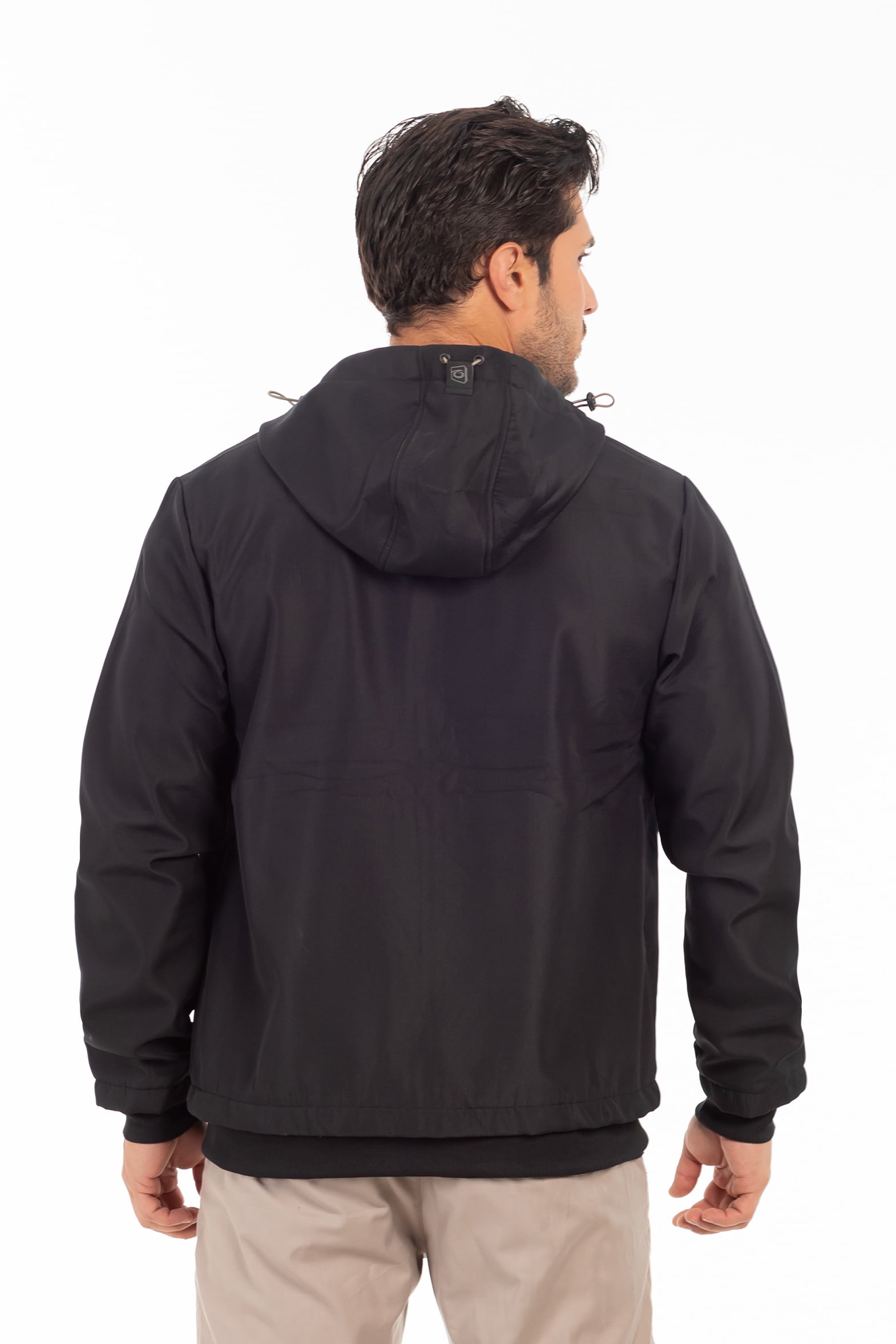 CHAQUETA FULL ZIPPER WINDRAX AZUL MARINO MEZCLA GANGSTER - 2