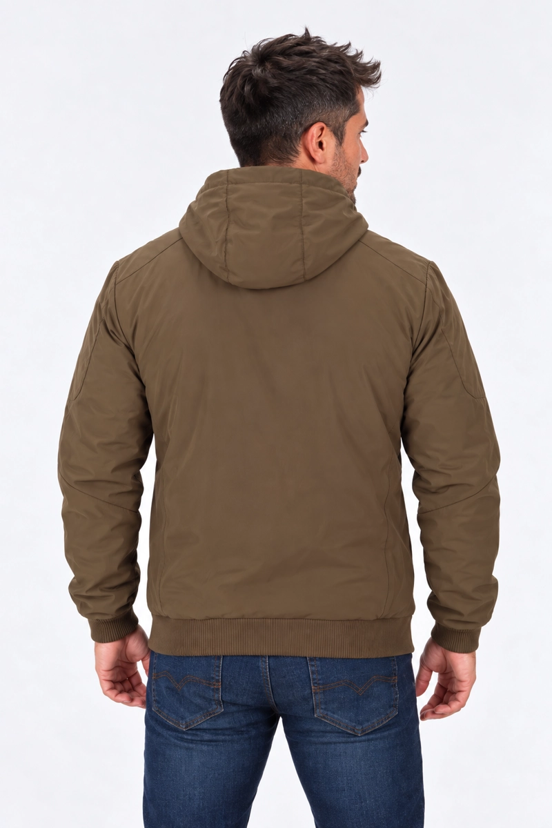 CORTAVIENTO REVERSIBLE FLIP VERDE OLIVA GANGSTER - 2