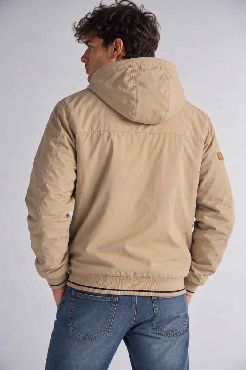 CORTAVIENTO REVERSIBLE DUAL BEIGE GANGSTER - 2