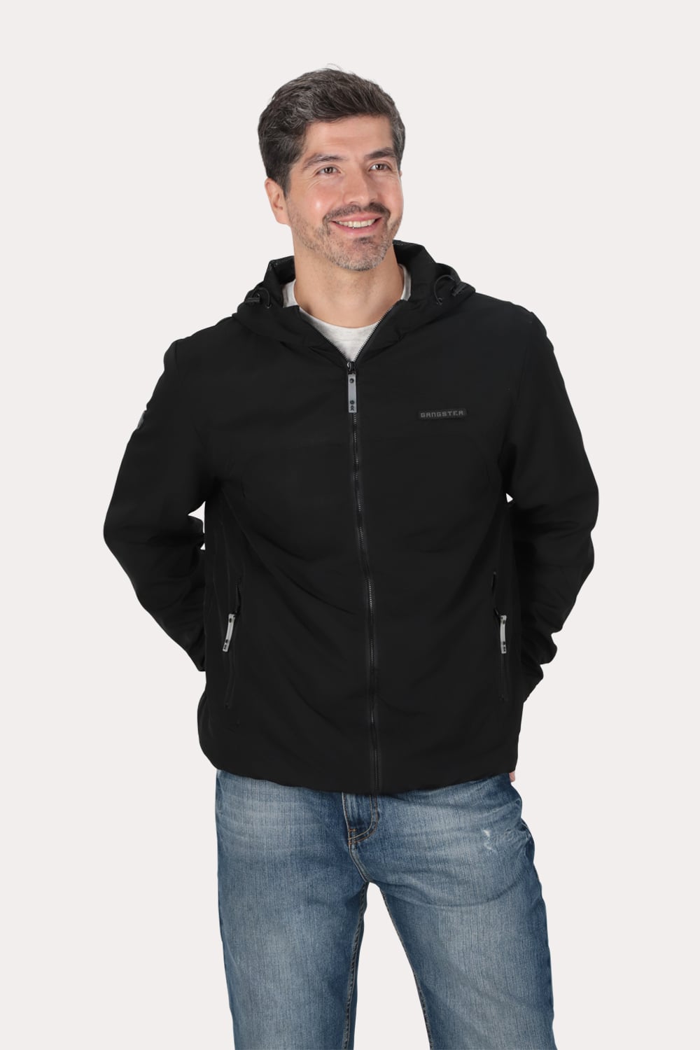 CORTAVIENTO CHILL NEGRO GANGSTER - 1