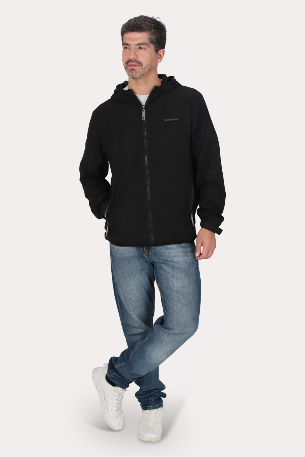 CORTAVIENTO CHILL NEGRO GANGSTER - 4