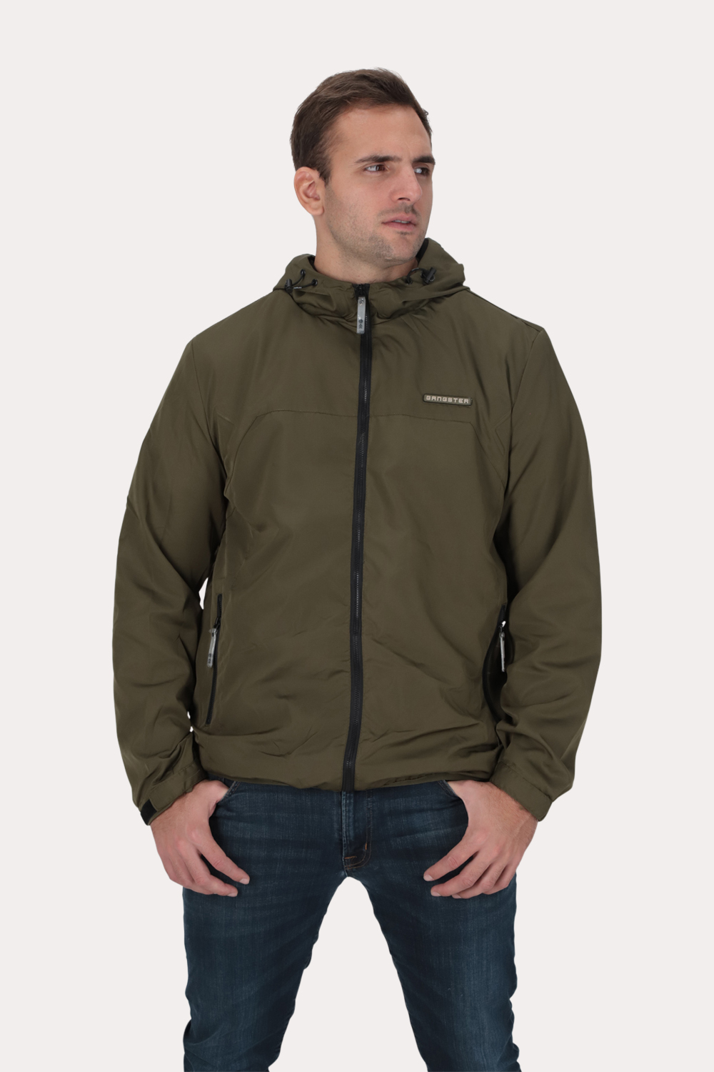 PLUS CORTAVIENTO CHILL VERDE OLIVA OSCURO GANGSTER - 1