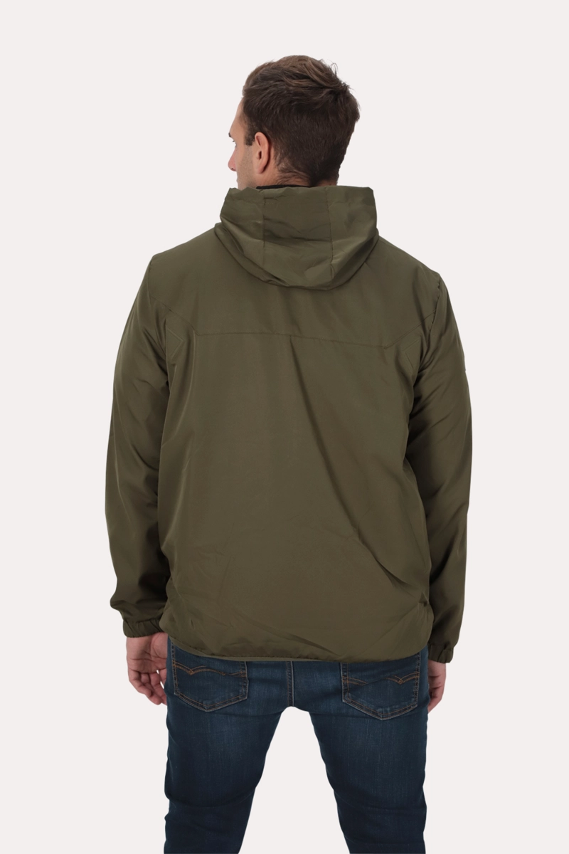 PLUS CORTAVIENTO CHILL VERDE OLIVA OSCURO GANGSTER - 2