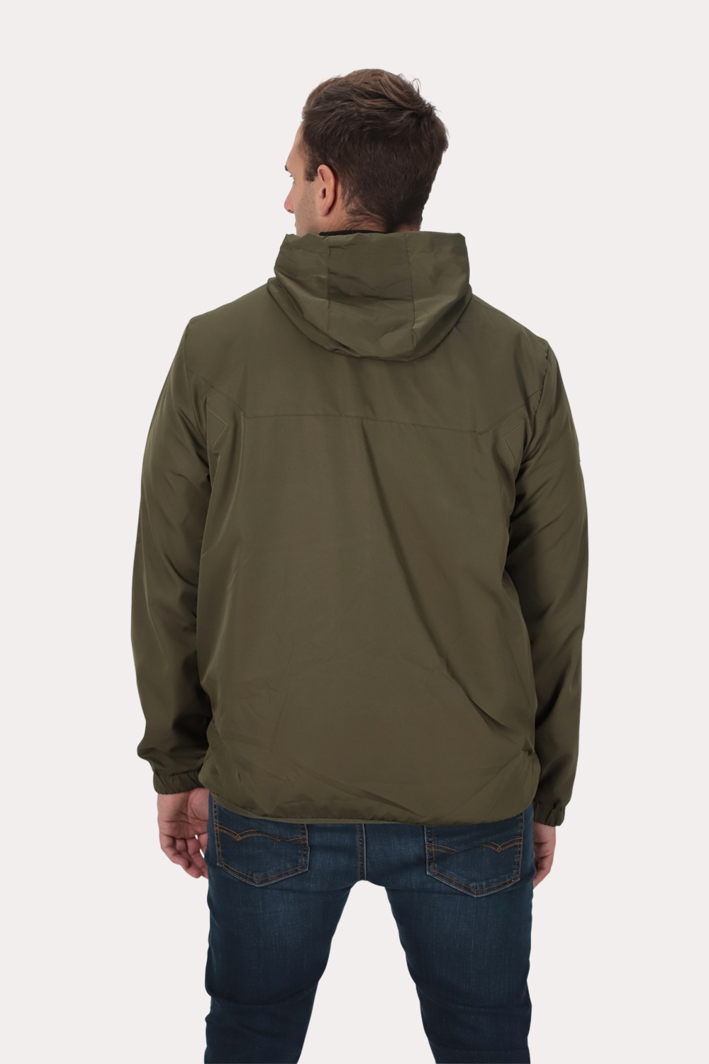 PLUS CORTAVIENTO CHILL VERDE OLIVA OSCURO GANGSTER - 2