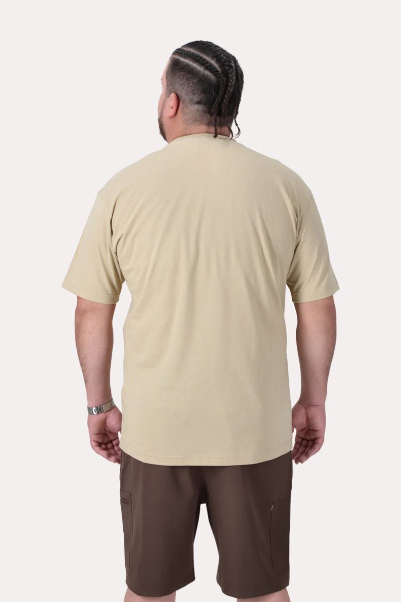 PLUS POLERA MC BASICA COMPTON AZUL - 2