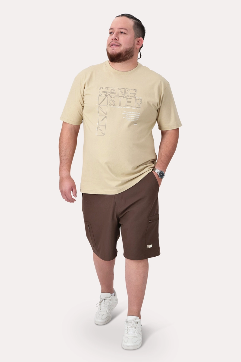 PLUS POLERA MC BASICA COMPTON AZUL - 4