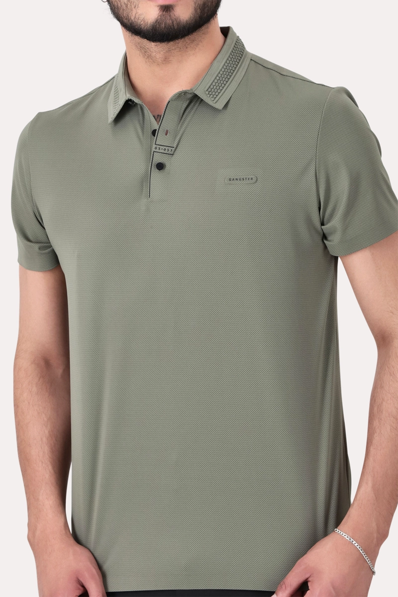 POLERA POLO POLIAMIDA COLUMBIA NEGRO - 3