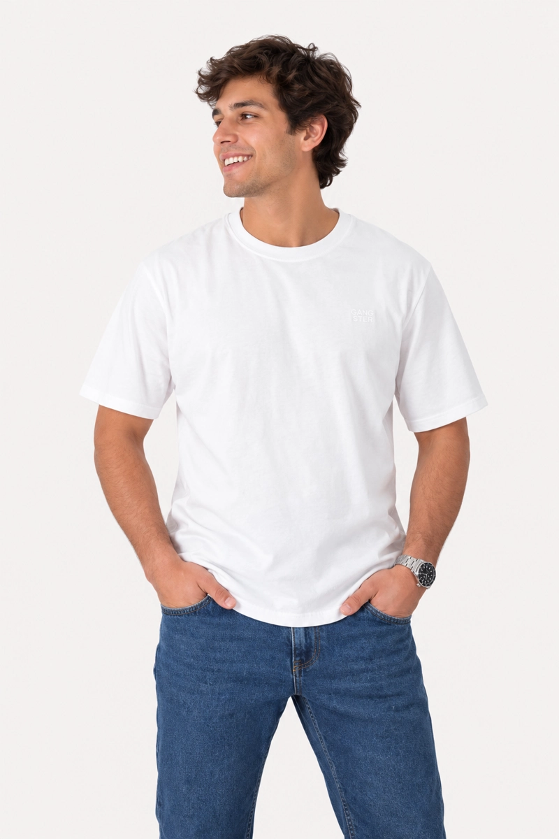 PLUS POLERA MC BASICA GRAND C BLANCO - 1