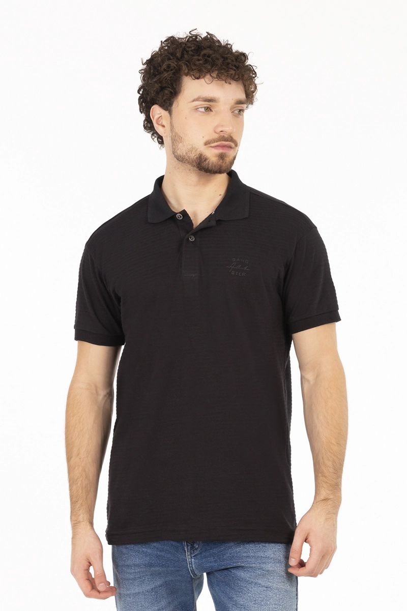 POLERA POLO  PERSHING NEGRO - 1